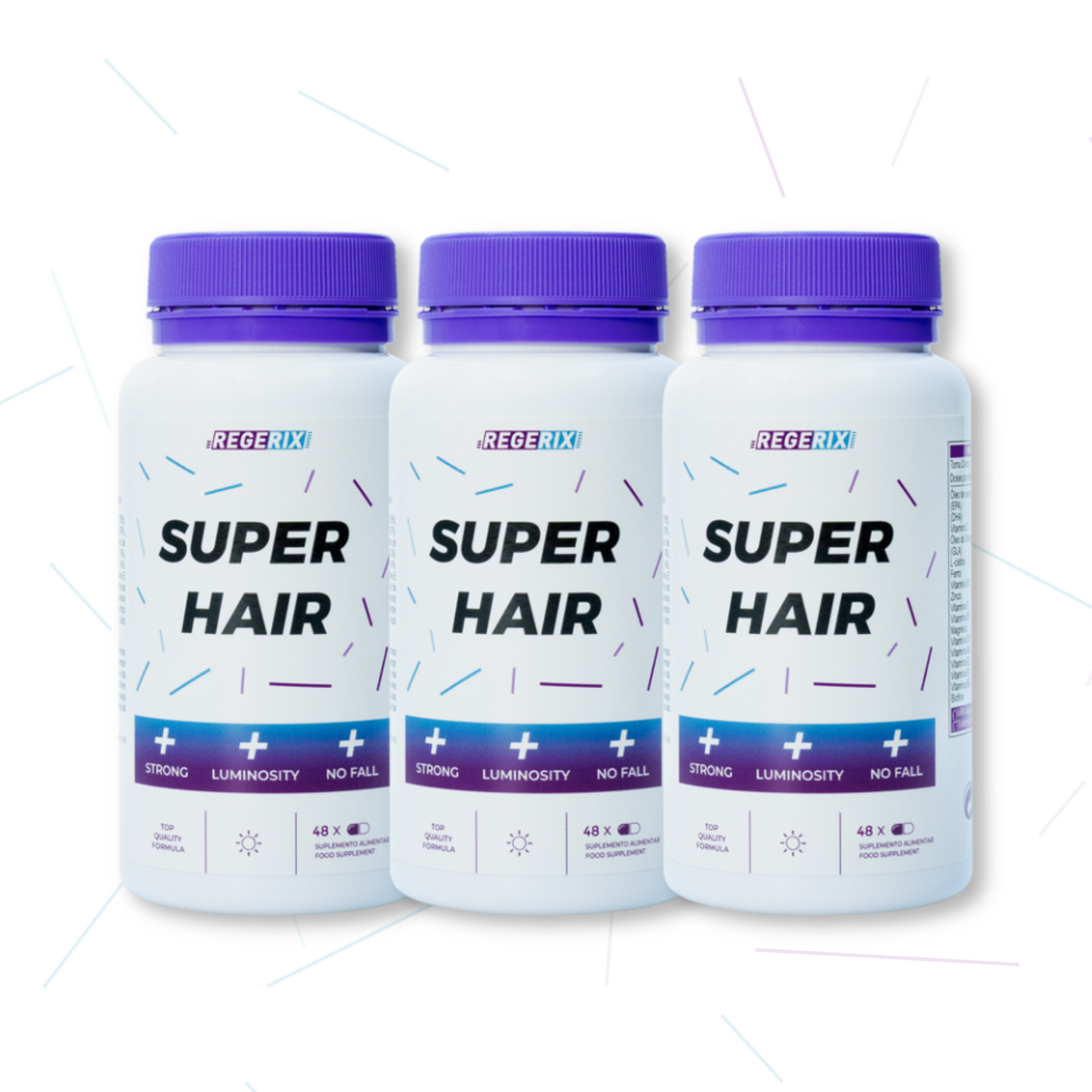 SUPER HAIR (PACK X3)