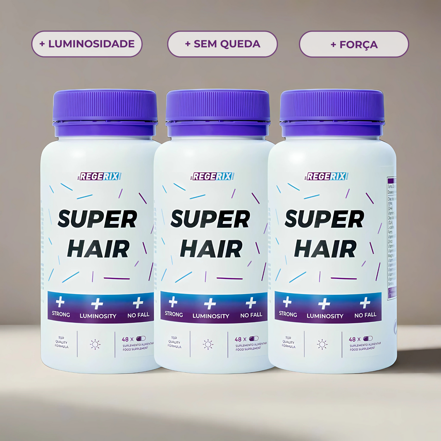 SUPER HAIR (PACK X3)