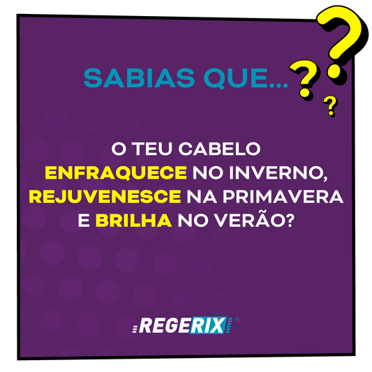 Sabias que o cabelo enfraquece no inverno e recupera na primavera para brilhar no verão?